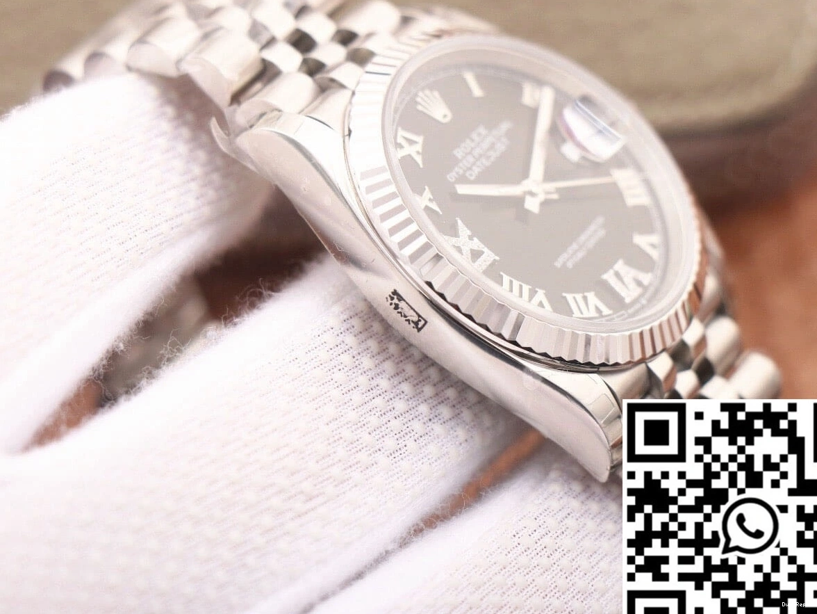 M126233 EW Rolex Datejust Dial Diamond-set Factory Black 0425